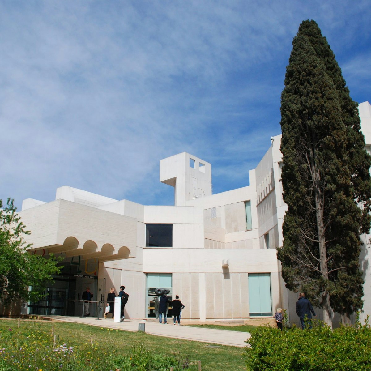 Exterior of Fundació Joan Miró