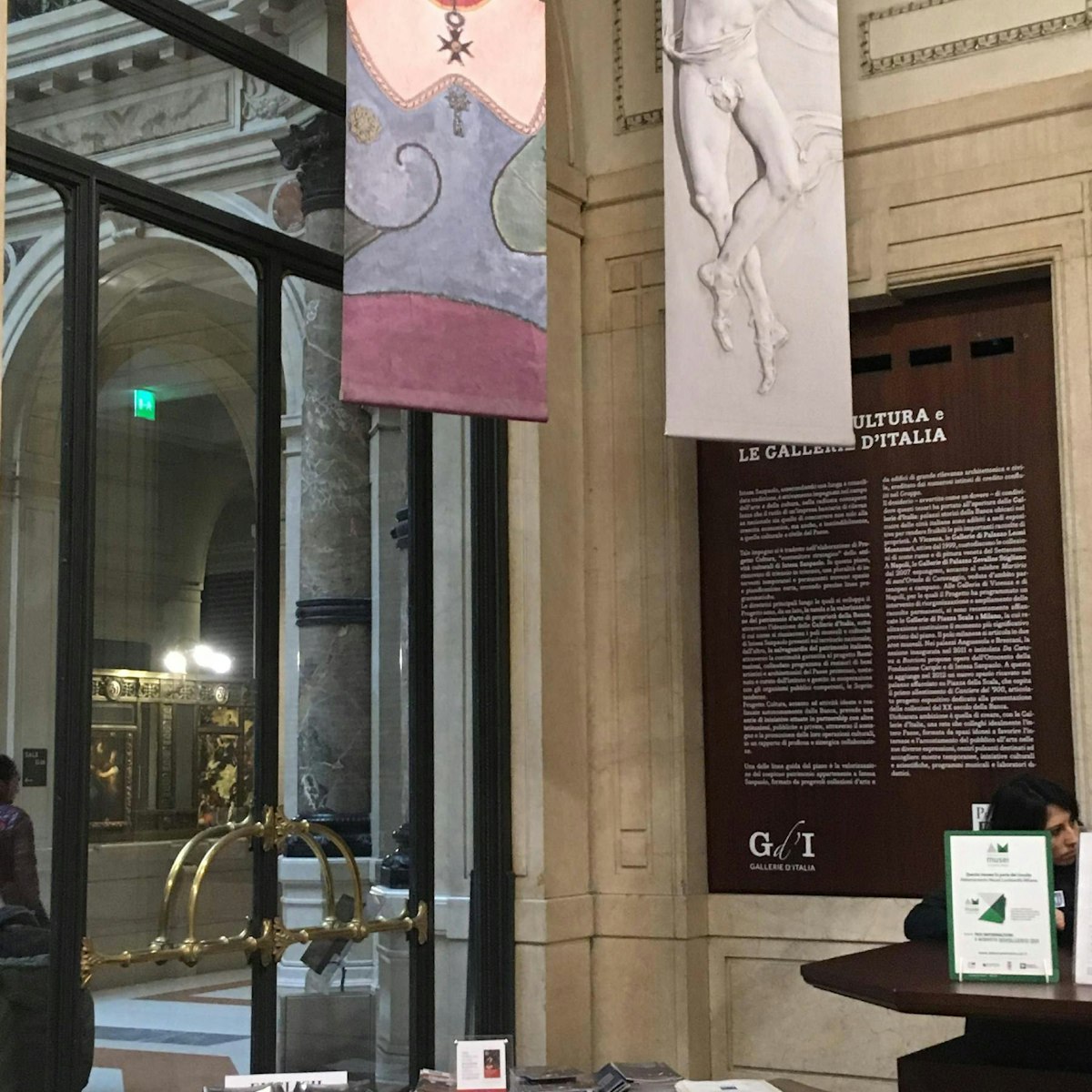 Inside the Galleria d’Italia