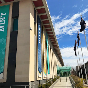 Entrance to the Mint, Denison St, Deakin