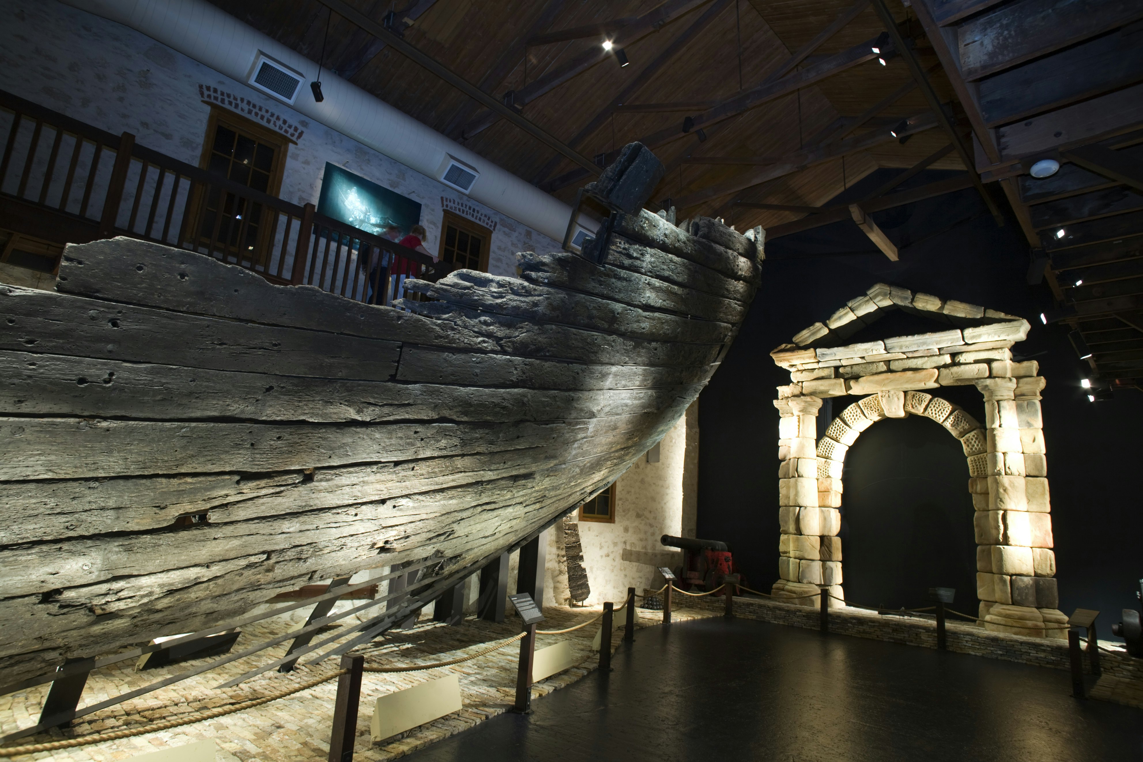 Part of the wreck of the Batavia at the Shipwreck Galleries.