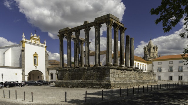Roman temple of Diana, Evora, Portugal