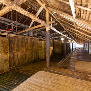 Rungus longhouse, KK, Sabah, Malaysia