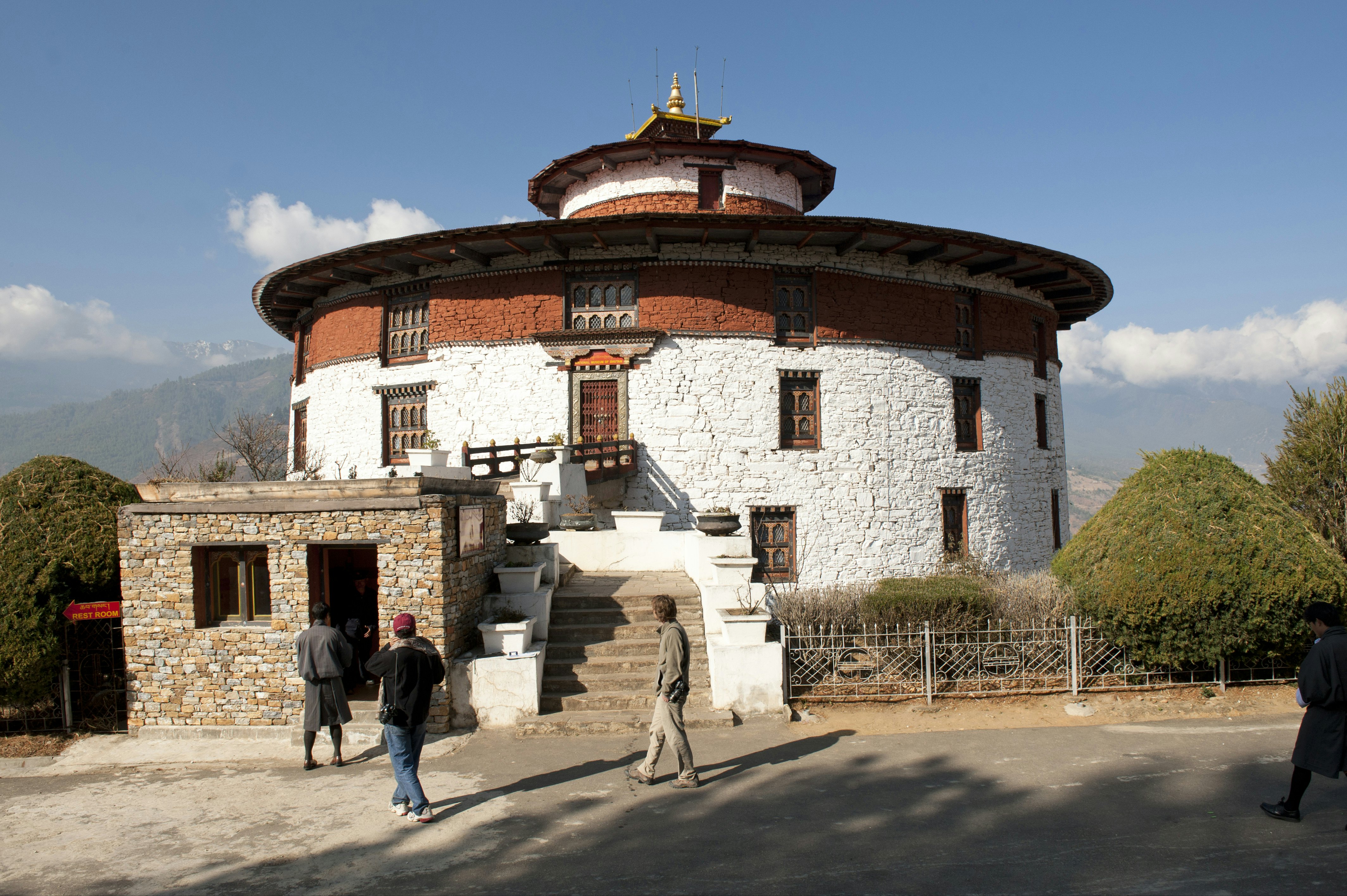 Watchtower Ta Dzong now houses the National Museum.
