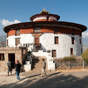 Watchtower Ta Dzong now houses the National Museum.