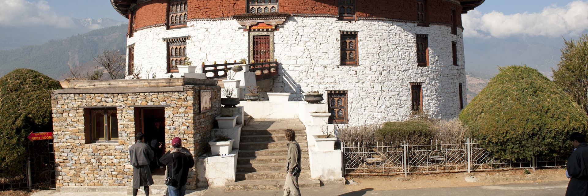 Watchtower Ta Dzong now houses the National Museum.