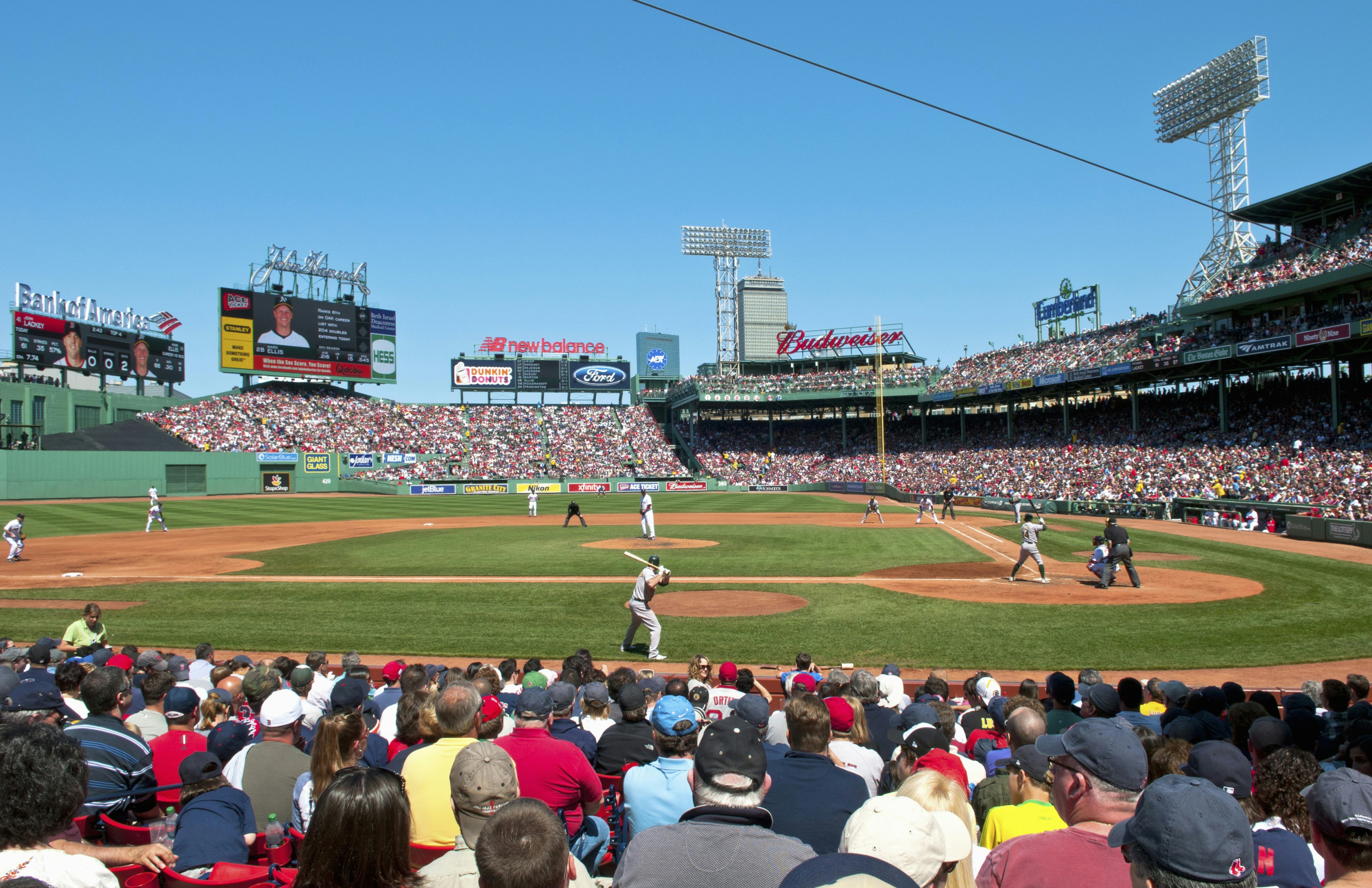 Baseball game, Boston Red Sox Nation, Fenway Park, Boston, Massachusetts, USA