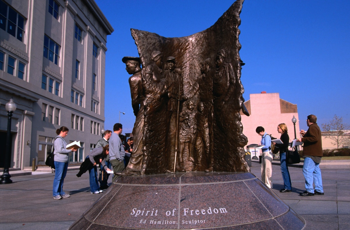 The African-American Civil War Memorial is the first monument to honour coloured soldiers in the Civil War.