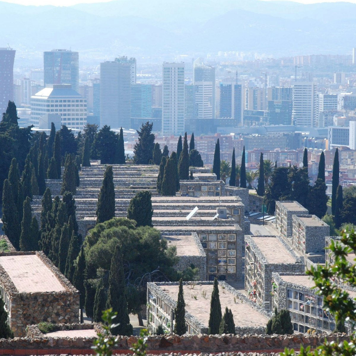 View over the Cementiri del Sud-Oest