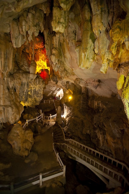 Inside Tham Jang cave near Vang Vieng.