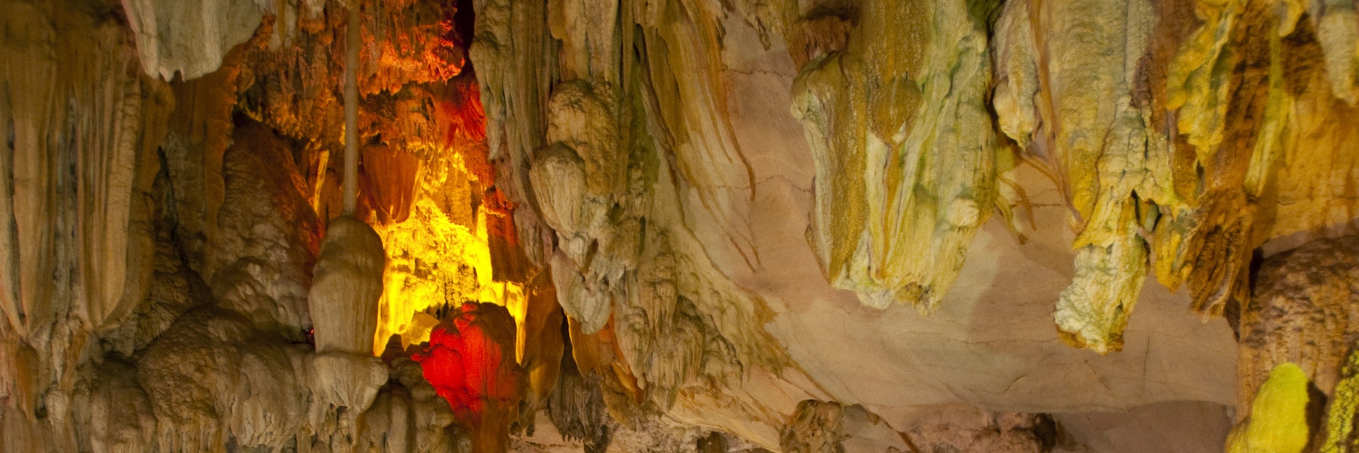 Inside Tham Jang cave near Vang Vieng.
