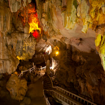 Inside Tham Jang cave near Vang Vieng.