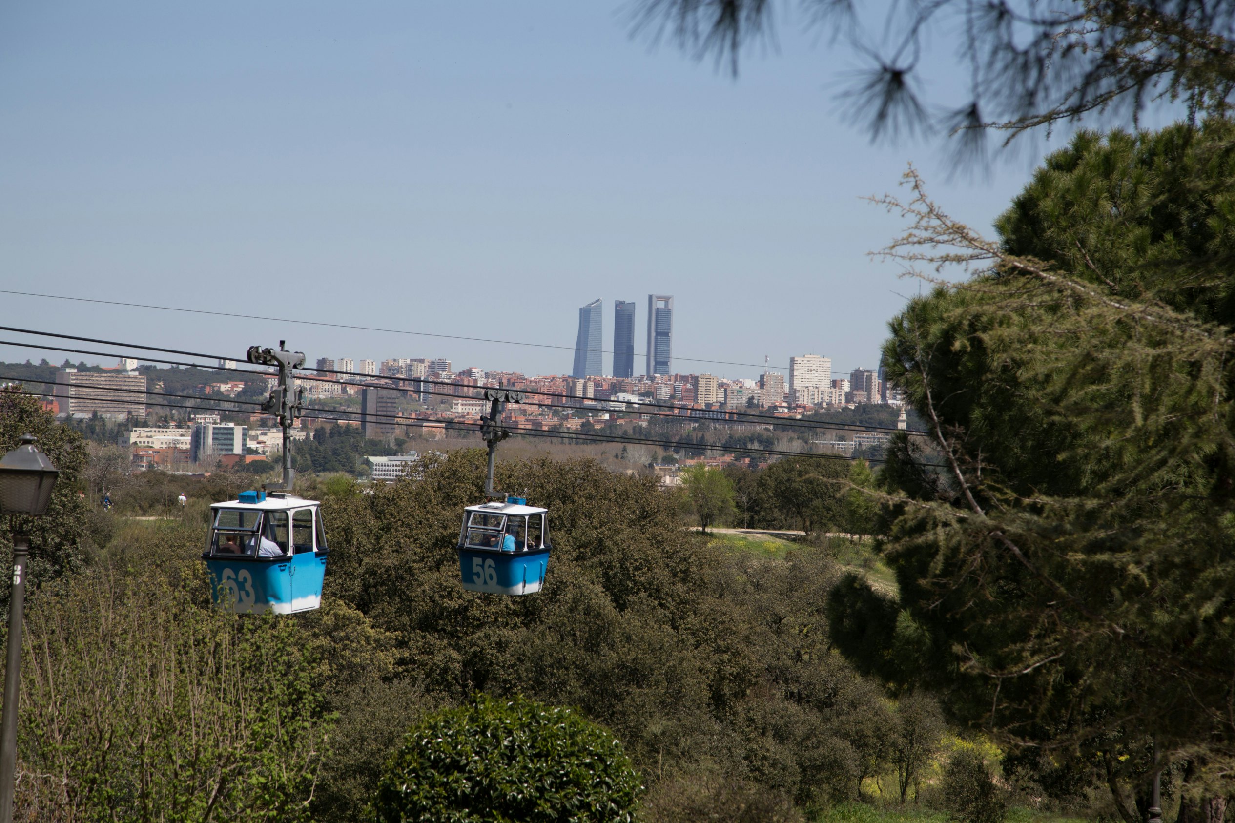 Madrid cable car