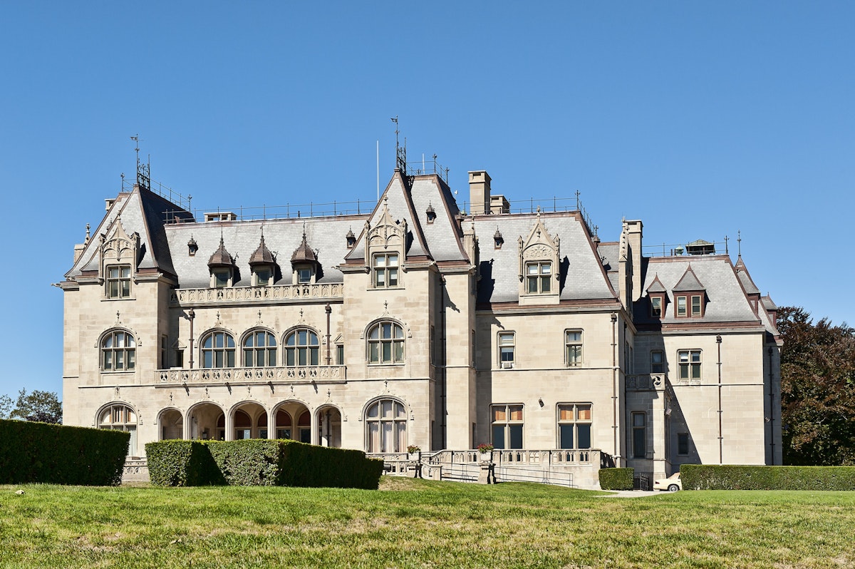 Ochre Court on the grounds of Salve Regina University, Cliff Walk, Newport, Rhode Island, RI, United States. (Photo by: MyLoupe/Univeral Images Group via Getty Images)