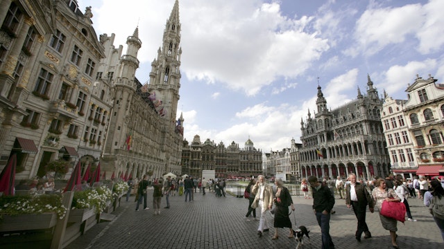 BELGIUM - AUGUST 11: BELGIUM, BRUSSELS, The Grand Place in Brussels. (Photo by Ulrich Baumgarten via Getty Images)