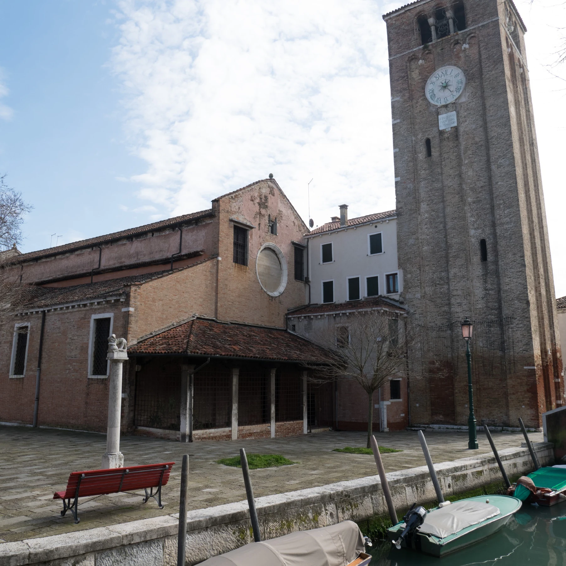 The church and bell tower of San Nicolò