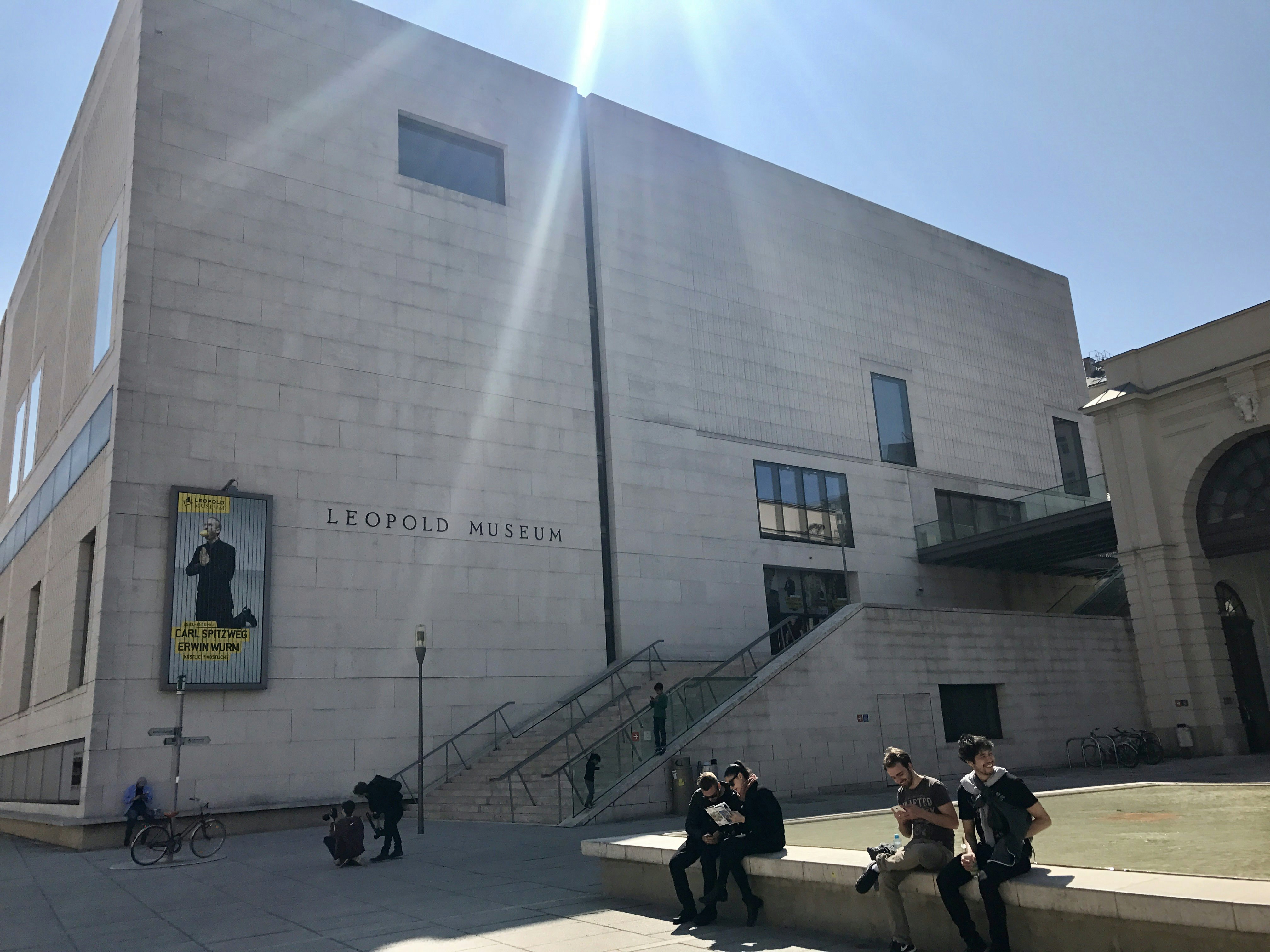 Leopold Museum stairway entrance