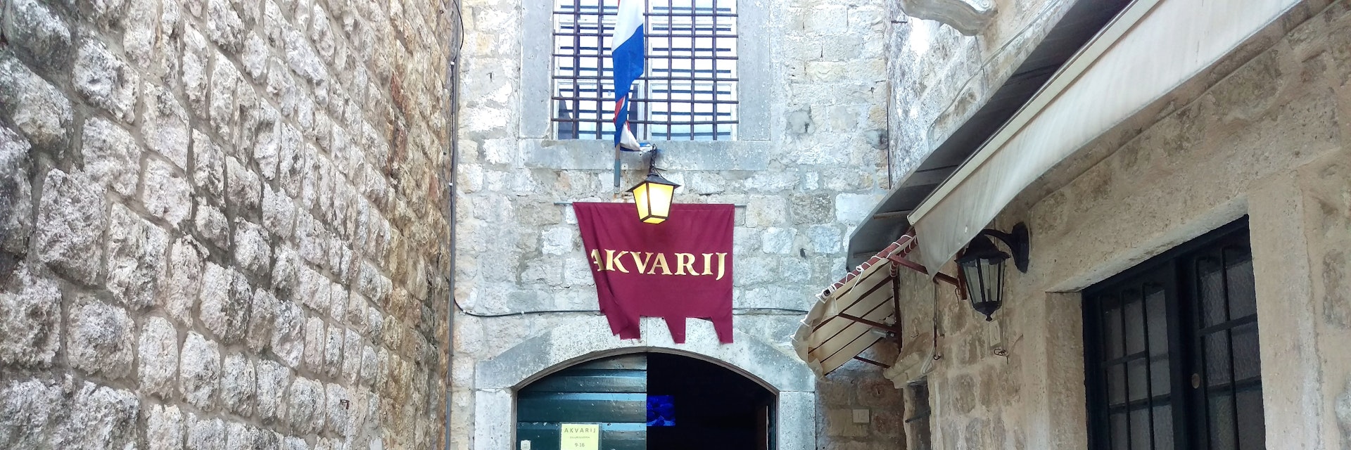 Dubrovnik Aquarium entrance