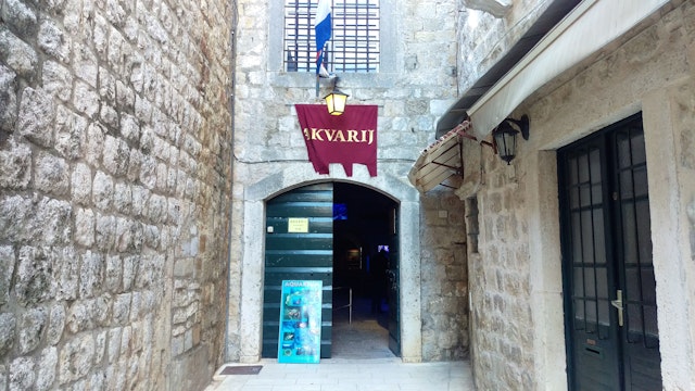 Dubrovnik Aquarium entrance