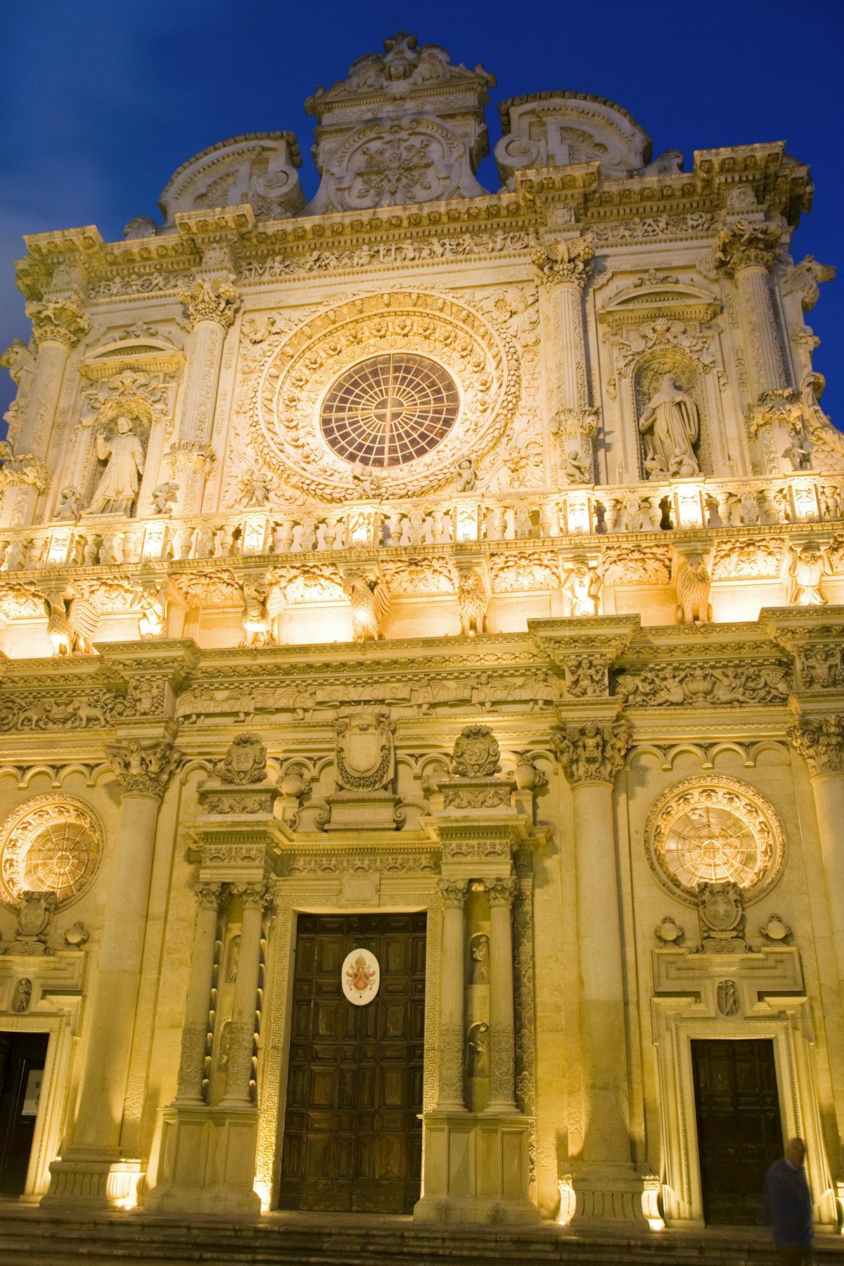 Baroque facade of Basilica di Santa Croce.