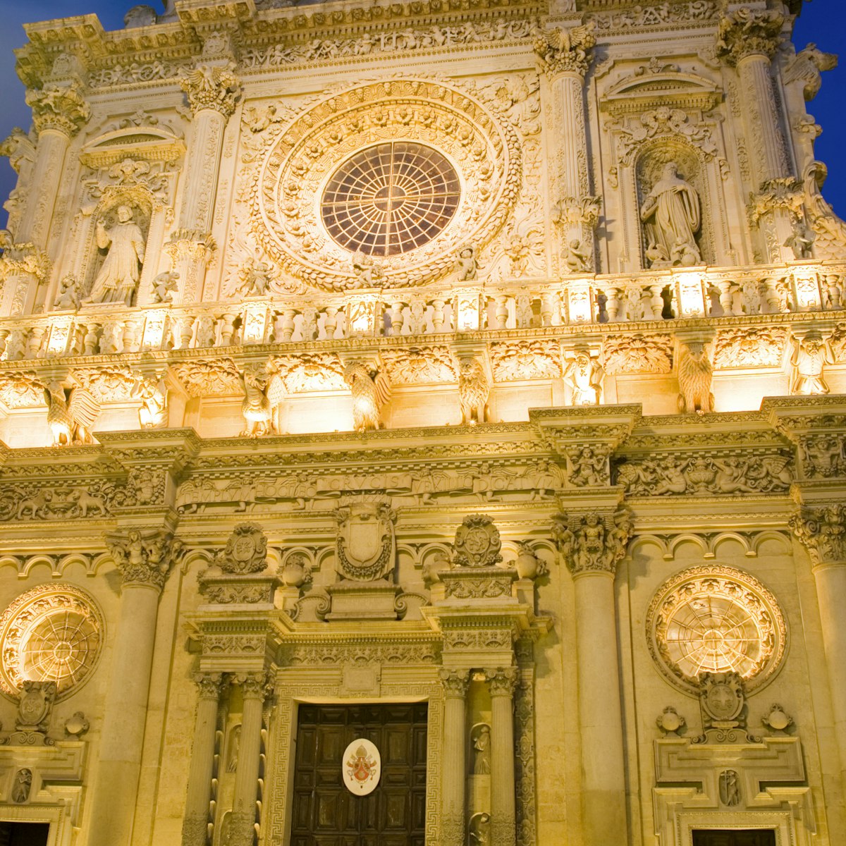 Baroque facade of Basilica di Santa Croce.