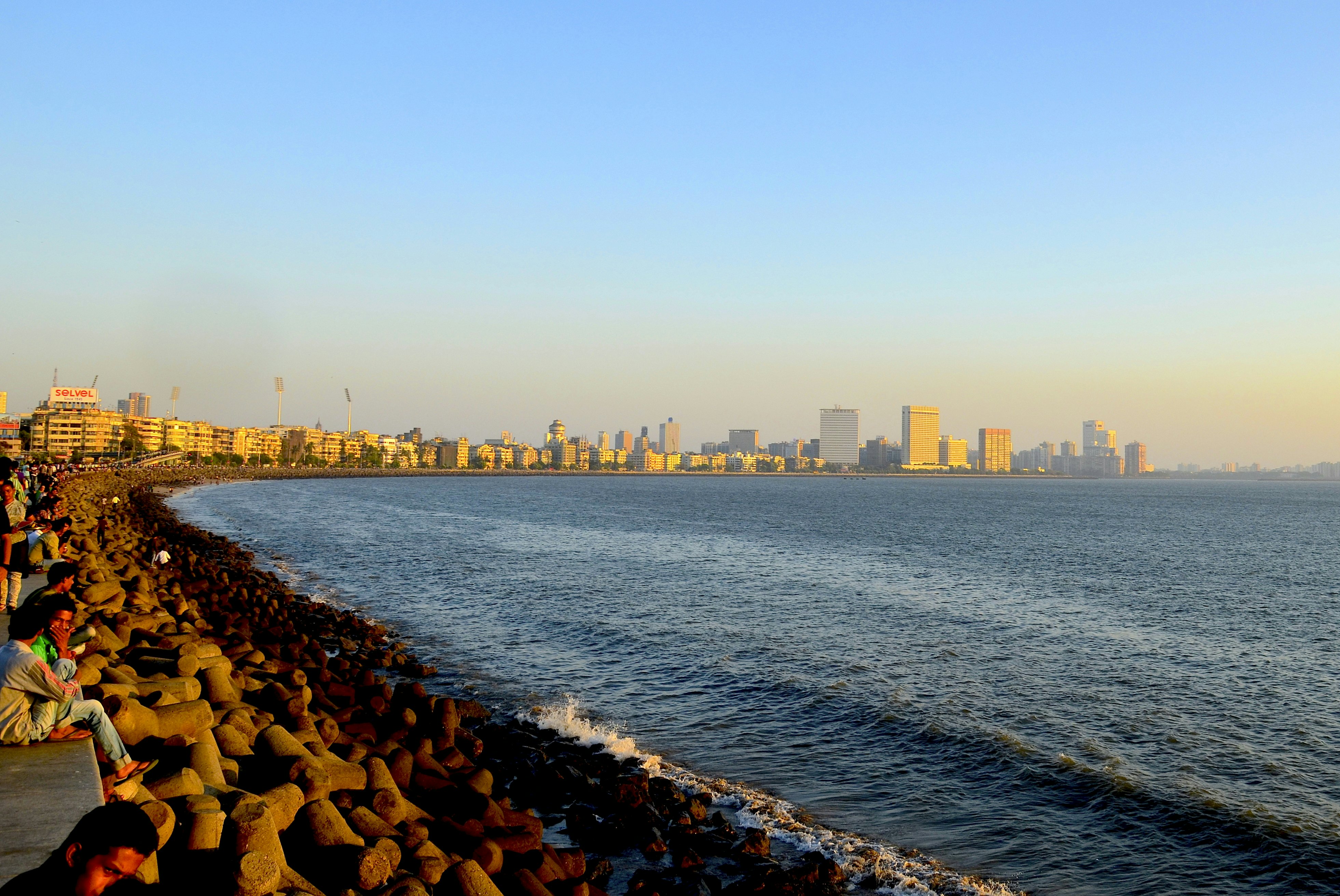 500px Photo ID: 70448139 - Golden Hour at the Marine Drive, Mumbai
