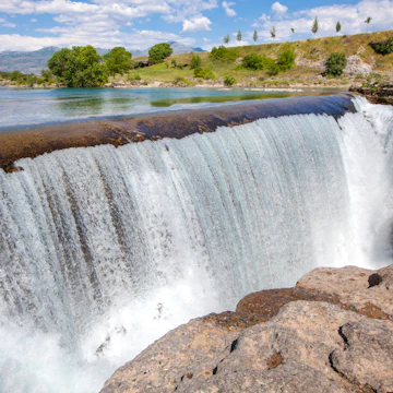 waterfall on the Cijevna river in Montenegro; Shutterstock ID 280968029; Your name (First / Last): Brana V; GL account no.: 65050; Netsuite department name: Online Editorial; Full Product or Project name including edition: Podgorica destination page