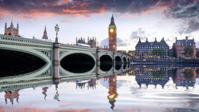 500px Photo ID: 58988372 - Dusk at Westminster Bridge and Big Ben in London