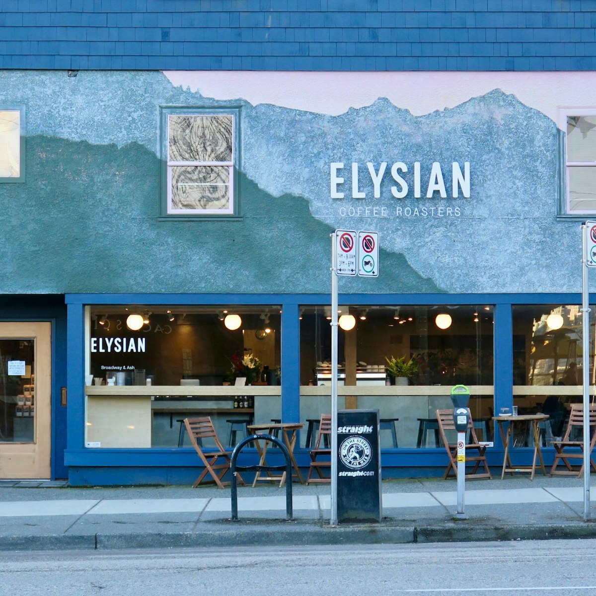 Exterior of Elysian Coffee coffeeshop
