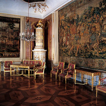 Boardroom, Salzburg Residenz Palace (16th century), Salzburg, Austria