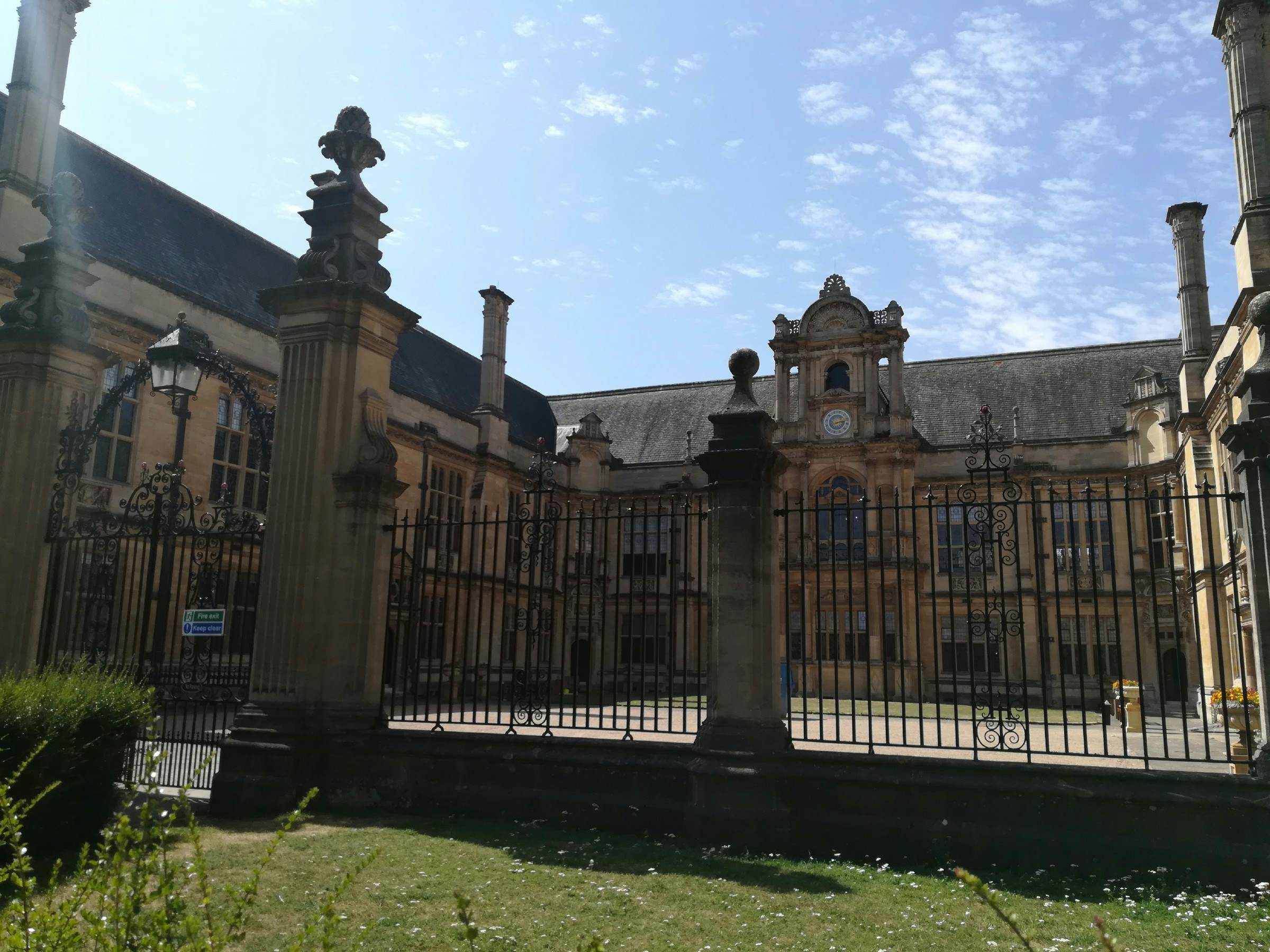 Exterior of Merton College.
