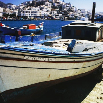 Greek fishing boat.