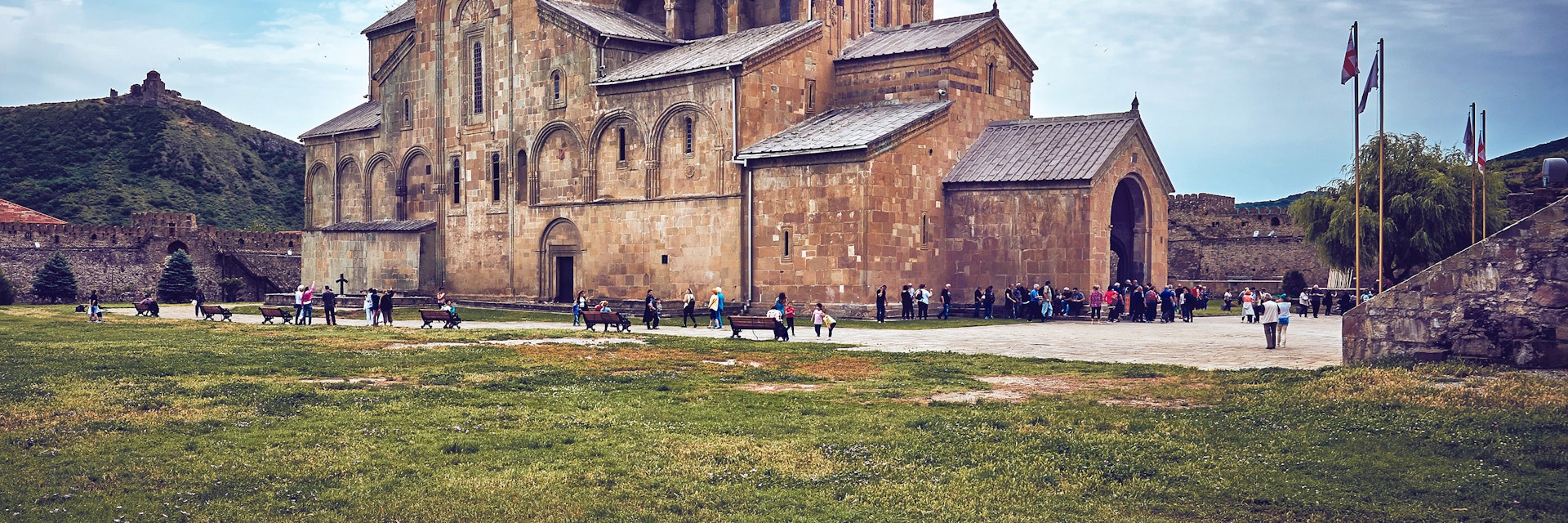 Svetitskhoveli Cathedral in Mtskheta, Georgia; Shutterstock ID 509083501; Your name (First / Last): Gemma Graham; GL account no.: 65050; Netsuite department name: Online Editorial; Full Product or Project name including edition: Georgia destination page masthead and POI images