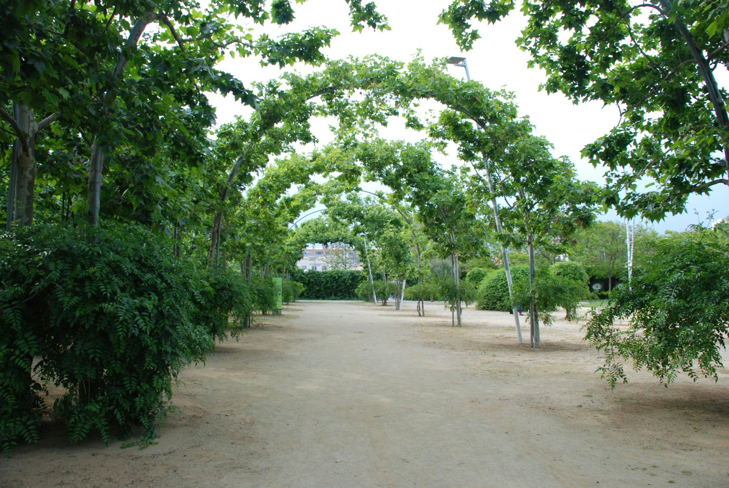 Inside Parc del Centre del Poblenou