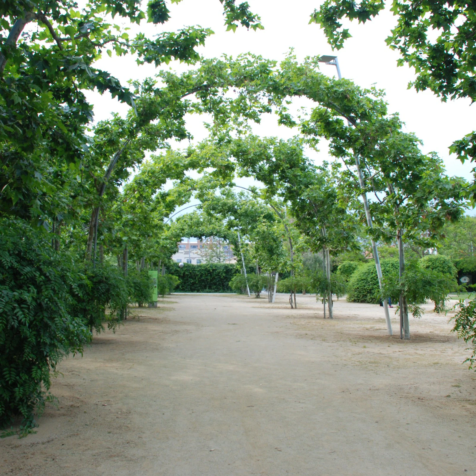 Inside Parc del Centre del Poblenou