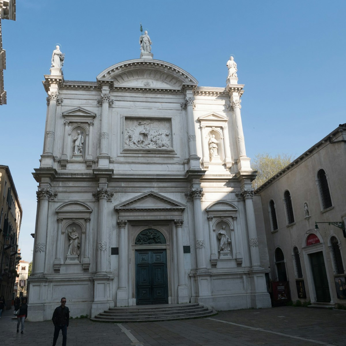 The Chiesa di San Rocco stands in its eponymous square
