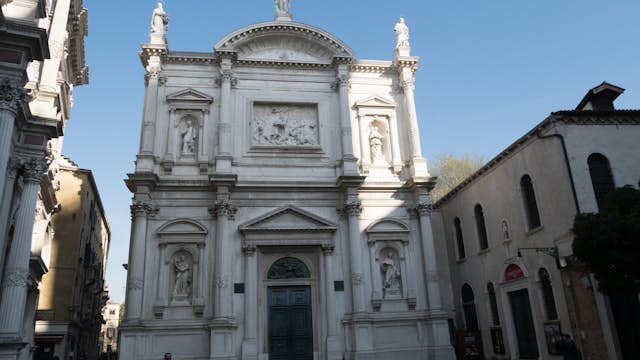 The Chiesa di San Rocco stands in its eponymous square