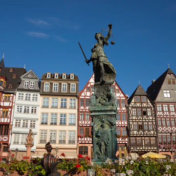 Römerberg square and Justice fountain, Frankfurt