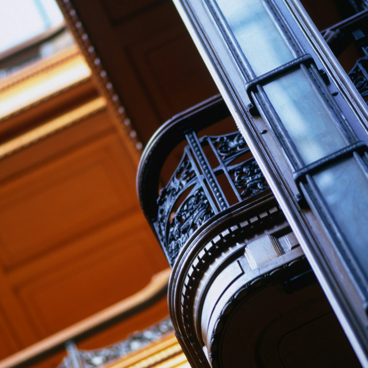 The 19th century Bradbury Building in downtown Los Angeles. The Bradbury was featured in the movie 'Blade Runner'.