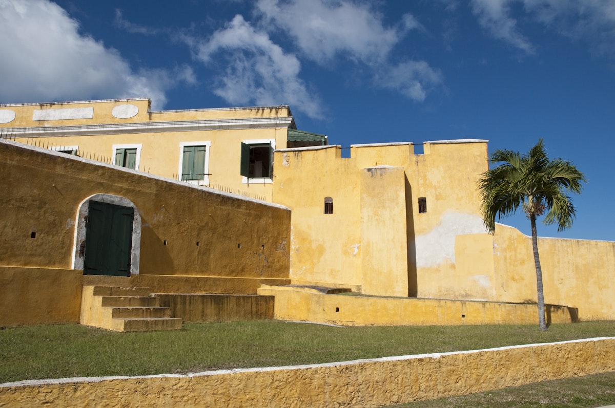Fort Christiansvaern at Christiansted National Historic Site.