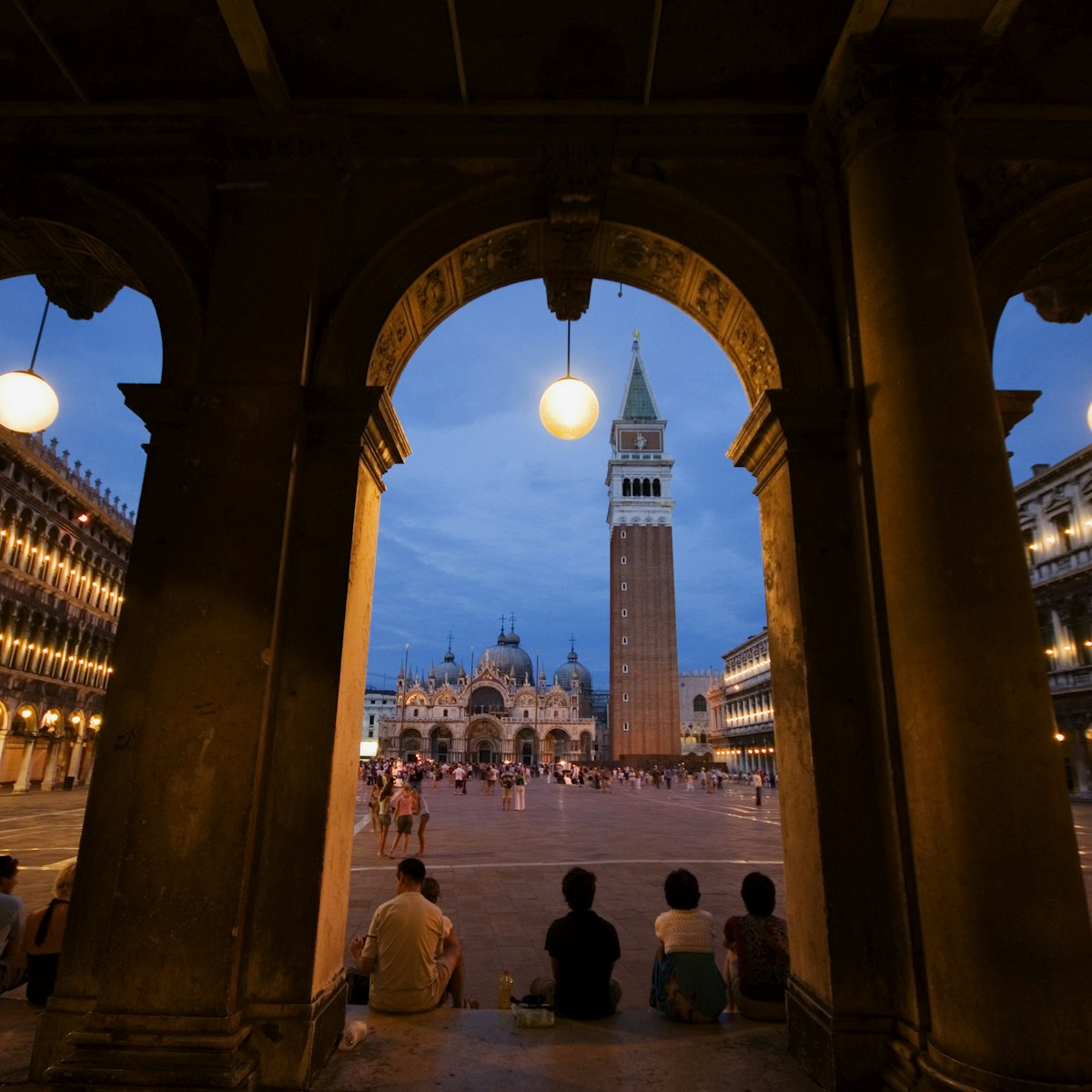 Basilica di San Marco and the Campanile.