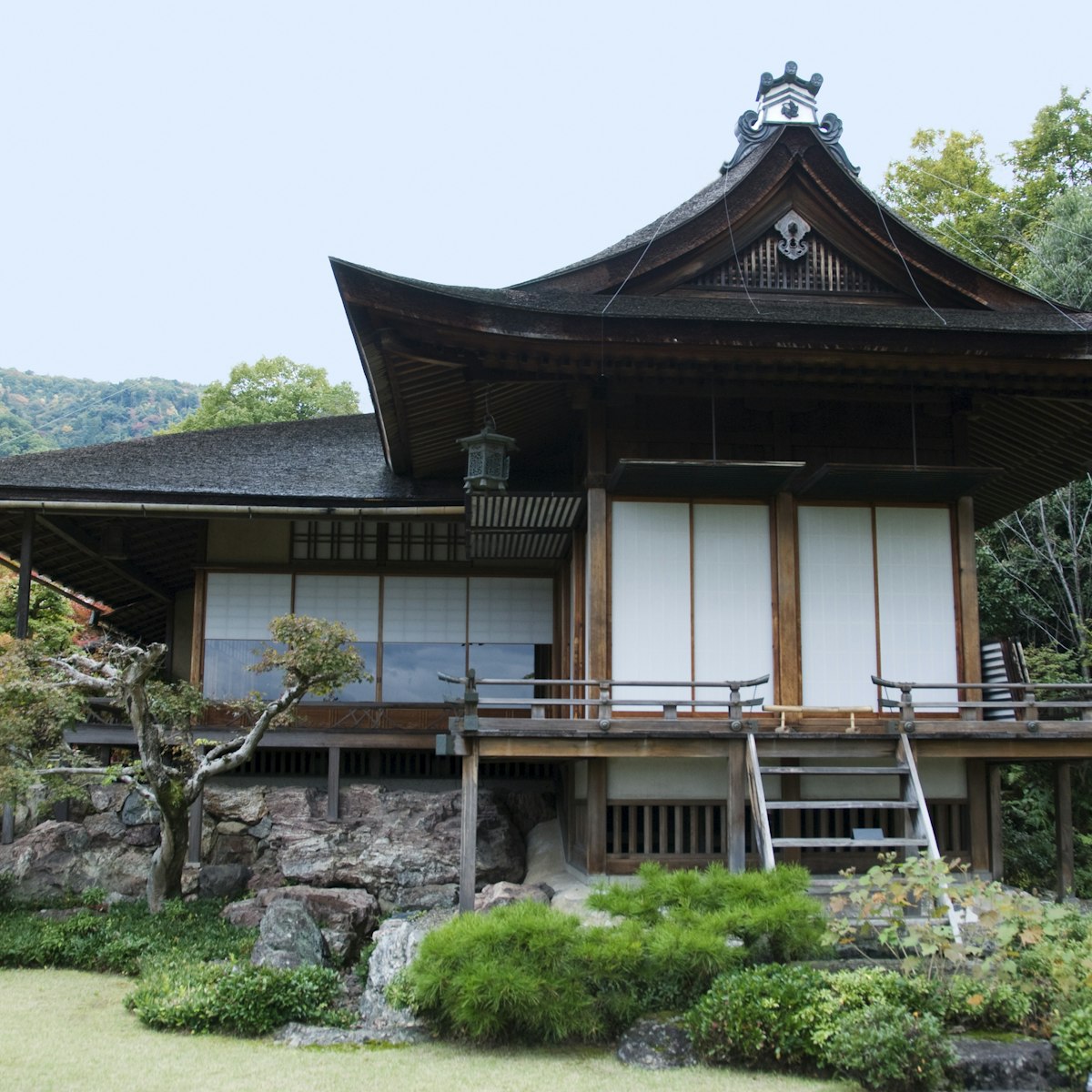 Okochi Sanso, preserved house of actor Okochi Denjiro, Arishiyama district.