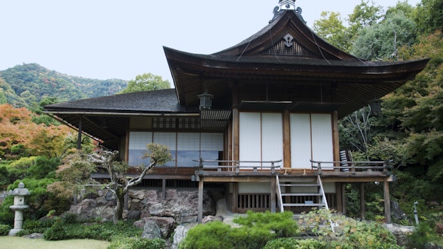 Okochi Sanso, preserved house of actor Okochi Denjiro, Arishiyama district.
