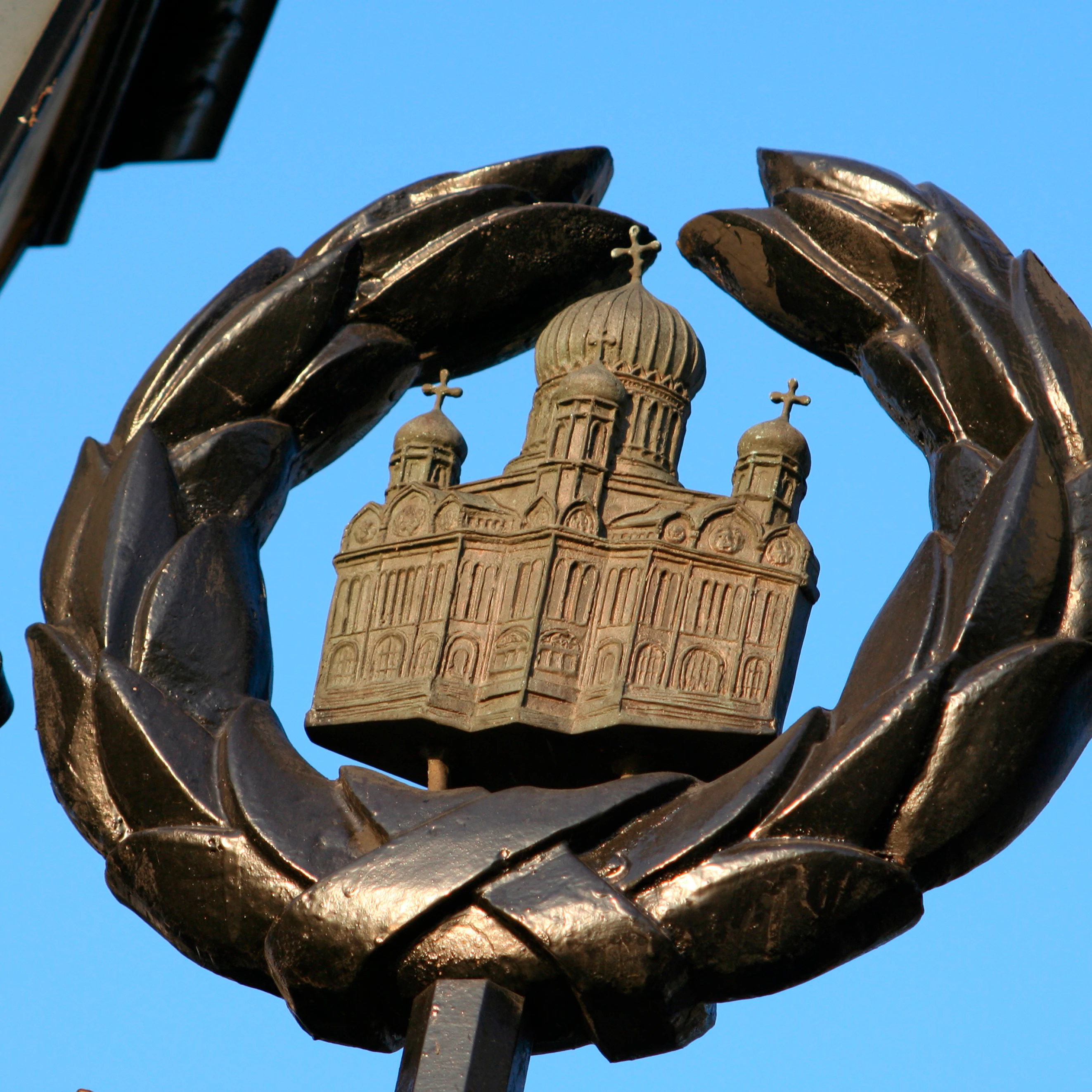 Lantern detail at Cathedral of Christ the Saviour.
