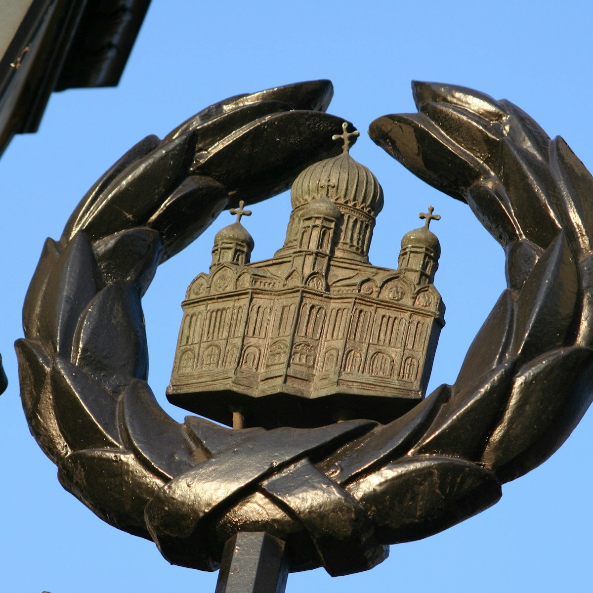 Lantern detail at Cathedral of Christ the Saviour.
