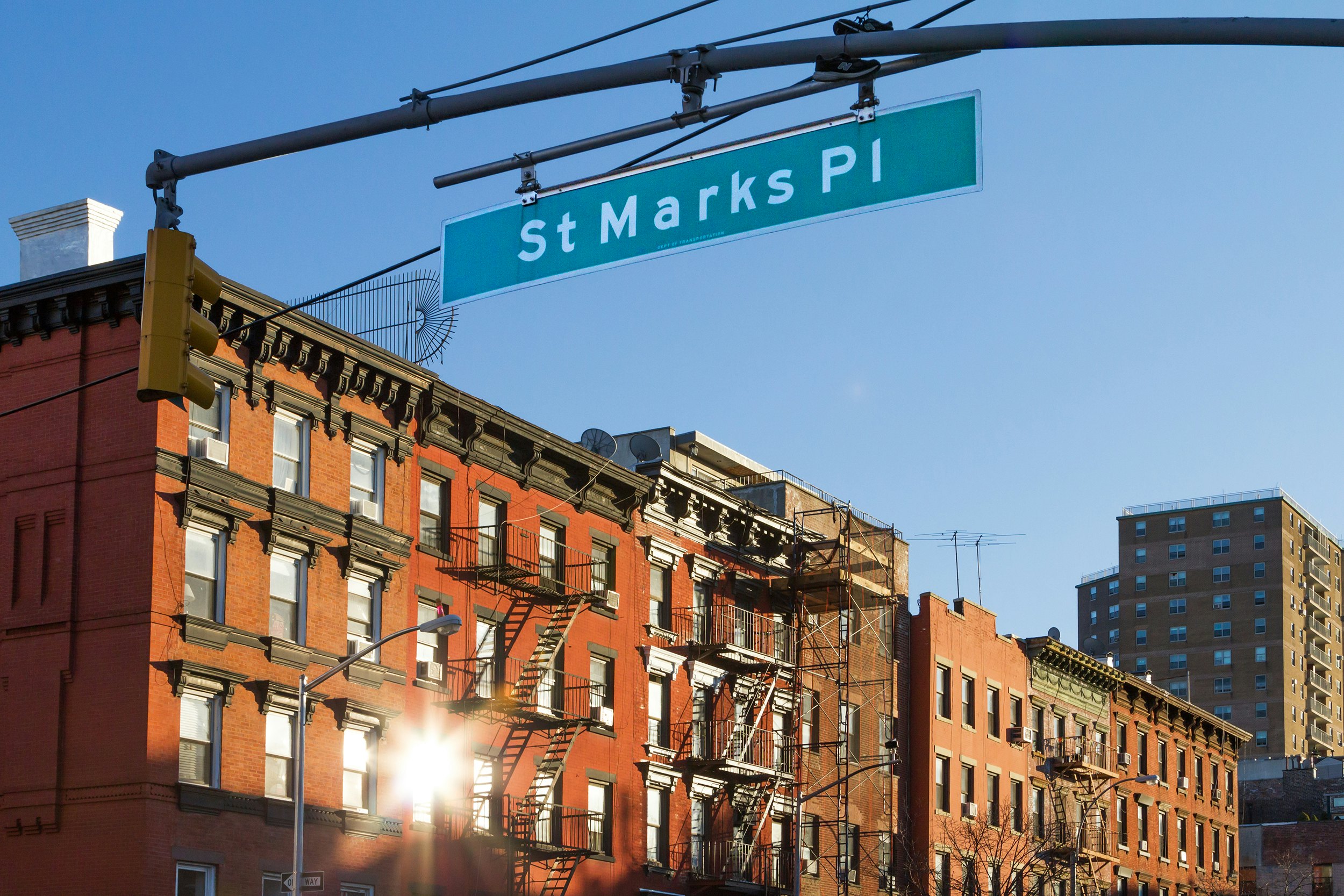 St Marks Place street scene in Manhattan, New York City; Shutterstock ID 451520785; Your name (First / Last): Trisha Ping; GL account no.: 65050; Netsuite department name: Online Editorial; Full Product or Project name including edition: Trisha Ping/65050/Online Editorial/NYC