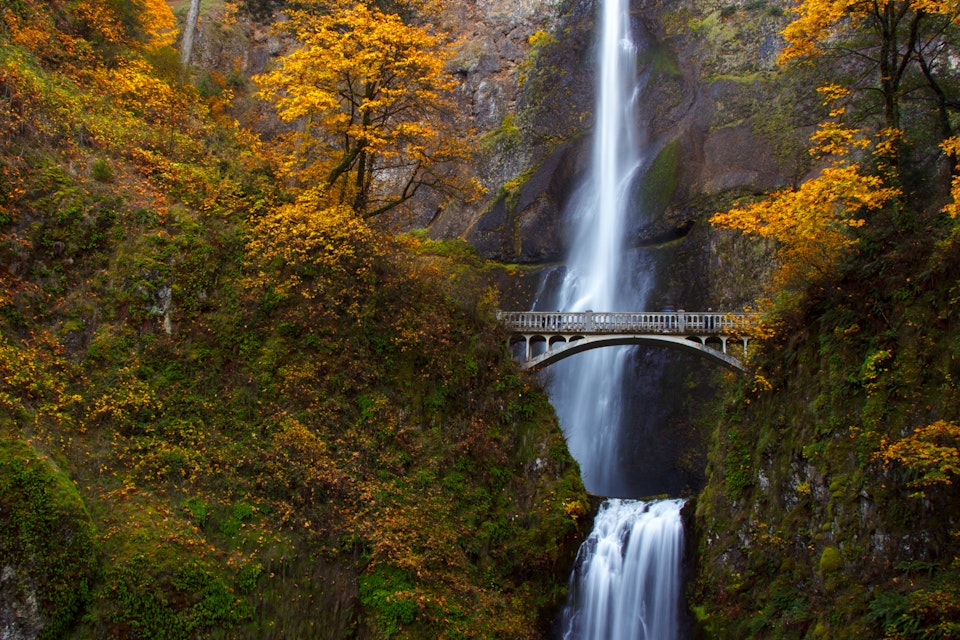 500px Photo ID: 50177720 - Fall Color at Multnomah Falls, Columbia River Gorge