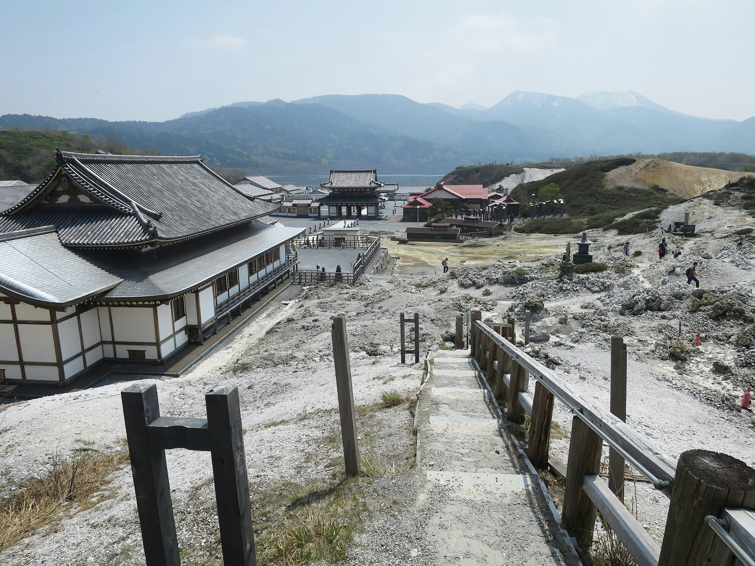 The Osorezan Temple in Aomori, JAPAN; Shutterstock ID 1092701174; Your name (First / Last): Evan Godt; GL account no.: 65050; Netsuite department name: Online Editorial; Full Product or Project name including edition: Northern Honshu destination page