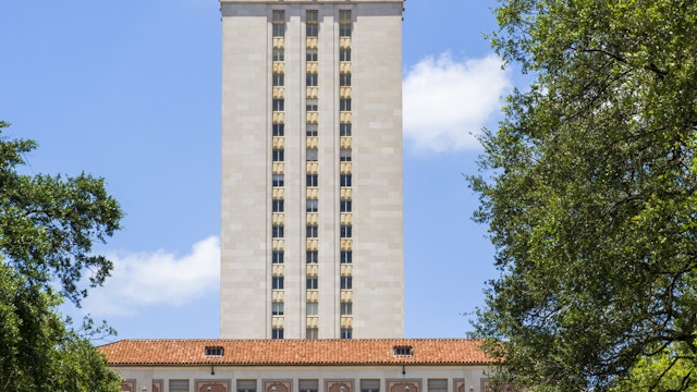 University of Texas Tower, Statue of George Washington, Austin, Texas, USA
