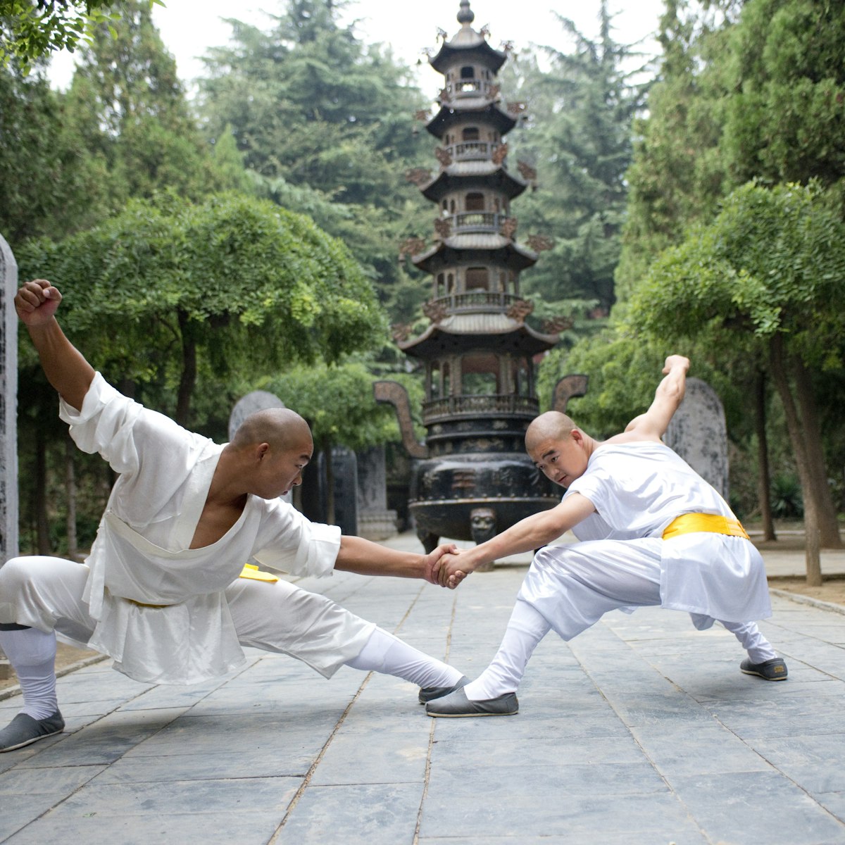Chinese Kun Fu Expetts in Shaolin Temple China.