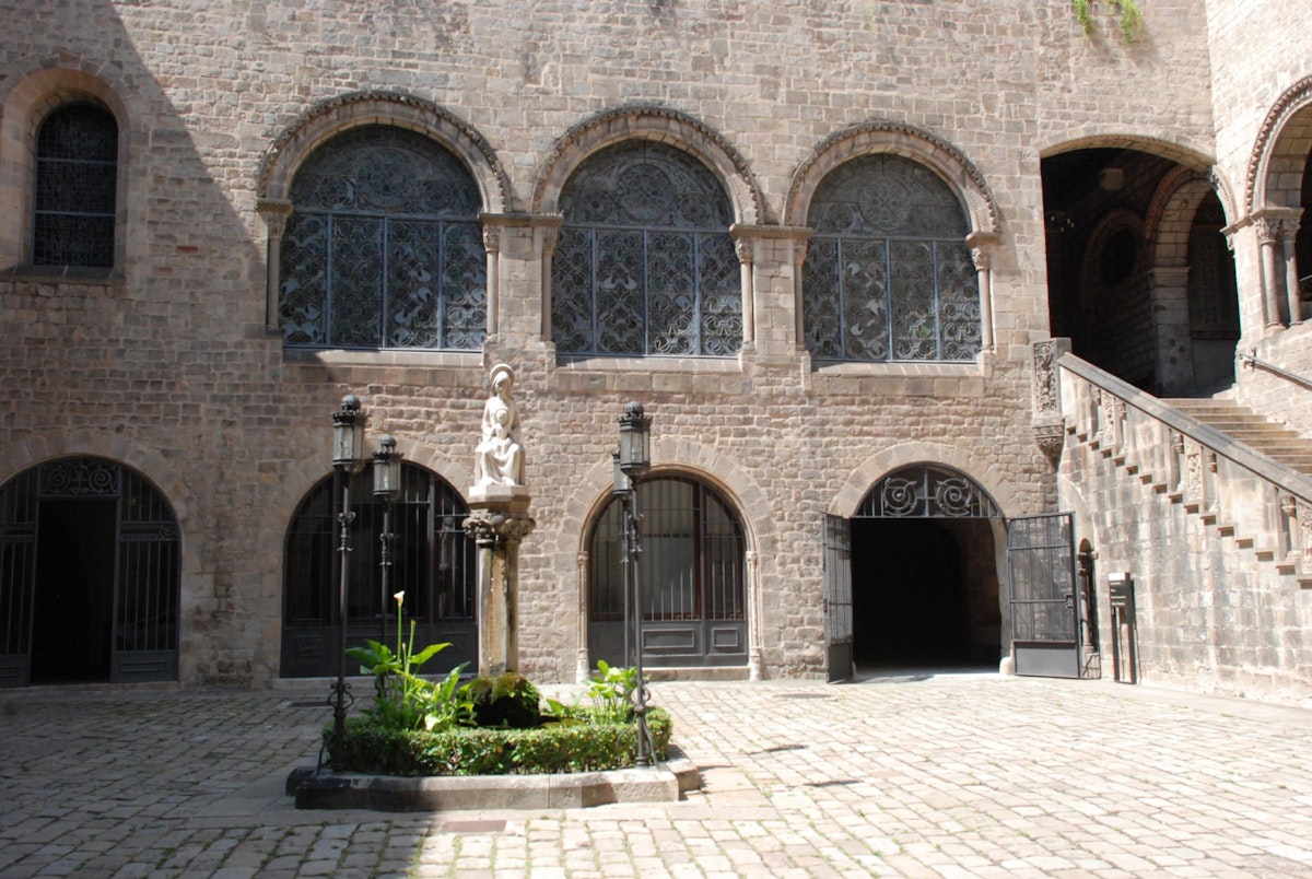 Inner courtyard of the Palau Episcopal